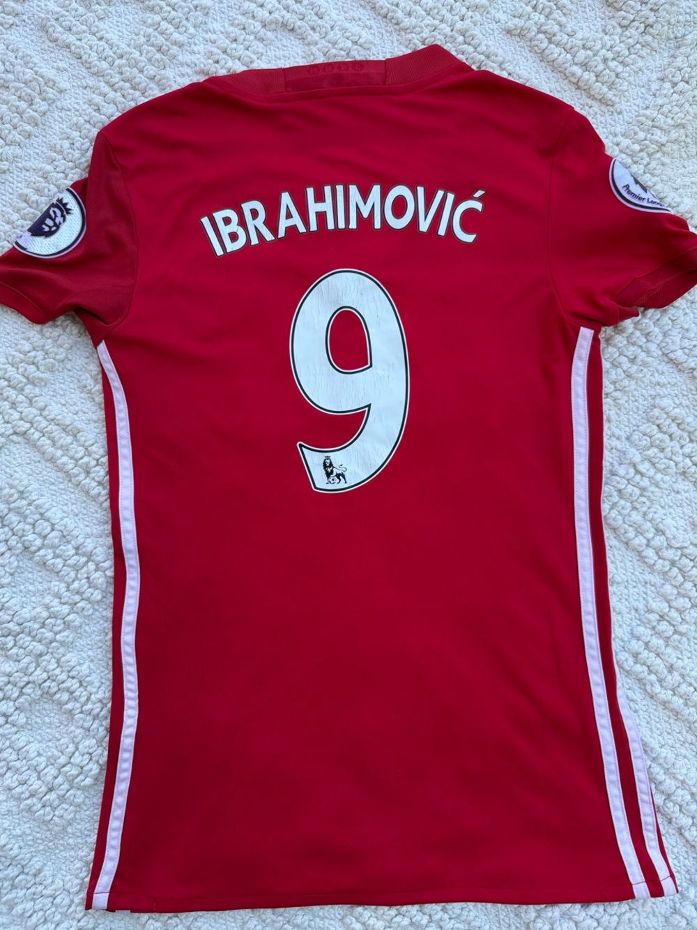 Zlatan Ibrahimović No.9 Red Soccer Jersey - Manchester United